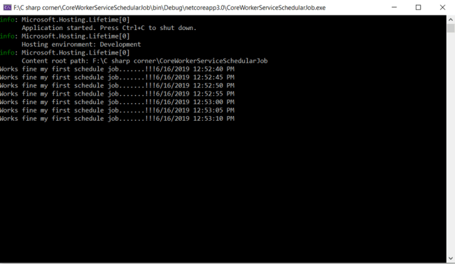 .NET Core 3 - Building Backgorund Job Using Coravel Library
